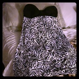 Strapless summer dress